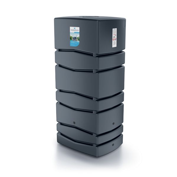 Prosperplast Regenton Aqua Tower 650 liter - Antraciet