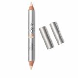 KIKO Milano Perfect Eyes Duo Highlighter Pencil | Jumbo Duo Potlood | Mat en Parelmoer | Verheldert de Ooghoek | Soepel