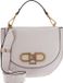 GUESS Fleet Flap Saddle Bag Stone Beige Schoudertas