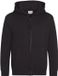 Just Hoods Kindercapuchon met volledige rits, Unisex, One size, Gitzwart, Katoen, Herfst/Winter 2026