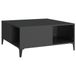 VidaXL Salontafel 80x80x36,5 cm bewerkt hout zwart