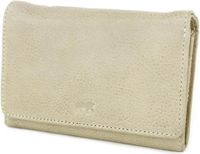 Bear Design Flappie Portemonnee Dames - Ritsportemonnee - RFID - Leer - Taupe