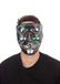 Bristol Novelty BM589 Anarchy iriserende masker, mannen, vrouwen, groen