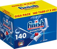 Finish Quantum All in One regular vaatwastabletten - 140 capsules