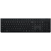 Lenovo Professional - Toetsenbord - oplaadbaar - full size - draadloos - 2.4 GHz, Bluetooth - QWERTZ - Duits - grijs - bruine doos