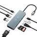 YLSCI Docking Station HUB USB C, 10 in 1 USB C Docking Station Con HDMI 4K, 2 USB 3.0, 2 USB 2.0, USB C, 100W PD, Lettore di Schede SD/TF Compatibile Con MacBook Pro/Air, Surface Pro/Go