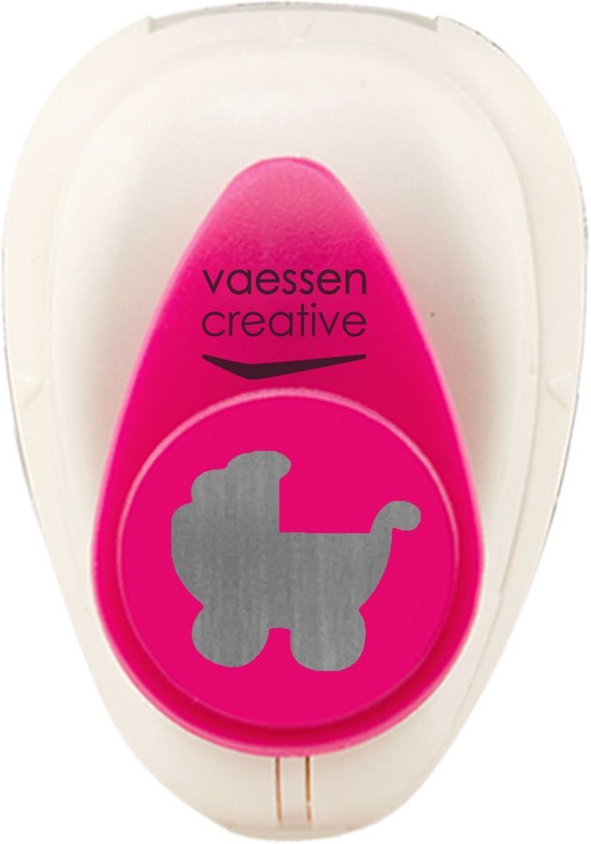 Vaessen Creative Figuurpons Small Kinderwagen Ø1,5cm