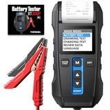 TOPDON TT BT300P Professionele autobatterijtester 12V & 24V 100-2000 CCA met geïntegreerde thermische printer voor auto, vrachtwagen, ATV, boot