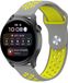By Qubix Qubix Sport Edition Siliconen band - Grijs + geel - Geschikt voor Xiaomi Mi Watch / Xiaomi Watch 2 / Xiaomi Watch S1 / S2 / S3 / S4 (47mm)
