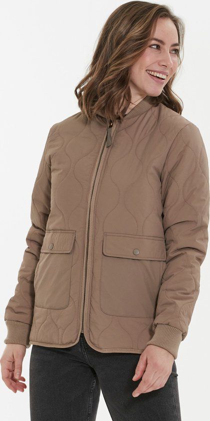 Weather Report Eilish Übergangsjacke Dames Lichtbeige