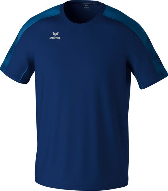 Erima Evo Star T-Shirt Kinderen - Marine / Mykonos - Maat 152