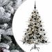 vidaXL Kunstkerstboom met kerstbal 150 cm 150 LED's Warmwit