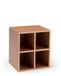 G.A. Jolly Boekenkast, 48 x 35,5 x 48 cm, boekenkast met 4 vakken in beukenafwerking, gemaakt in Italië