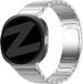 Bandz Titanium band ‘One Bead’ - Hoogwaardig titanium bandje geschikt voor Samsung Galaxy Watch 9 (40/44mm) / Watch 8 (40/44mm) / 8 Classic (46mm) - Inclusief inkort set (zilver)