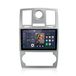Android 15 autoradio avec 2+64 Go de mémoire, CarPlay, GPS, Wi-Fi, Bluetooth, DAB+, USB, DSP et commande au volant pour Chrysler 300/300C (2005-2010)