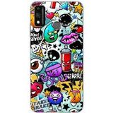 Huawei Honor 9X Lite Siliconen hoesje - ontwerp graffiti 2