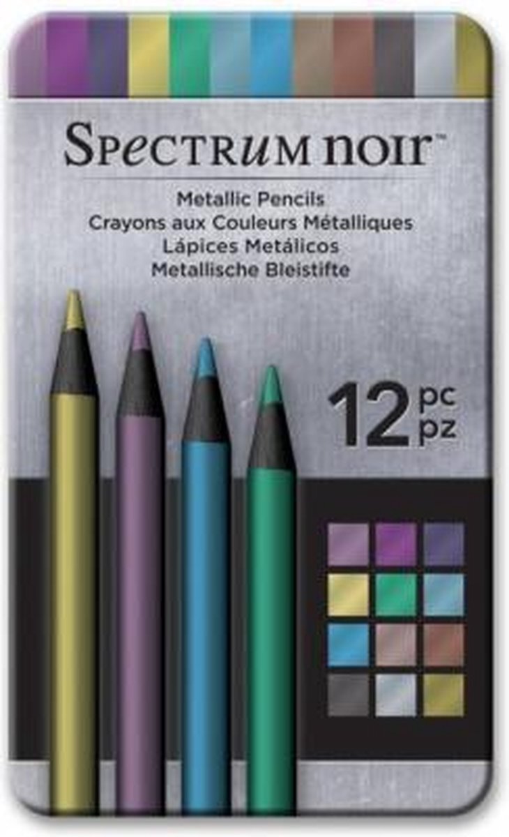 Spectrum Noir metallic potloden - 12stuks