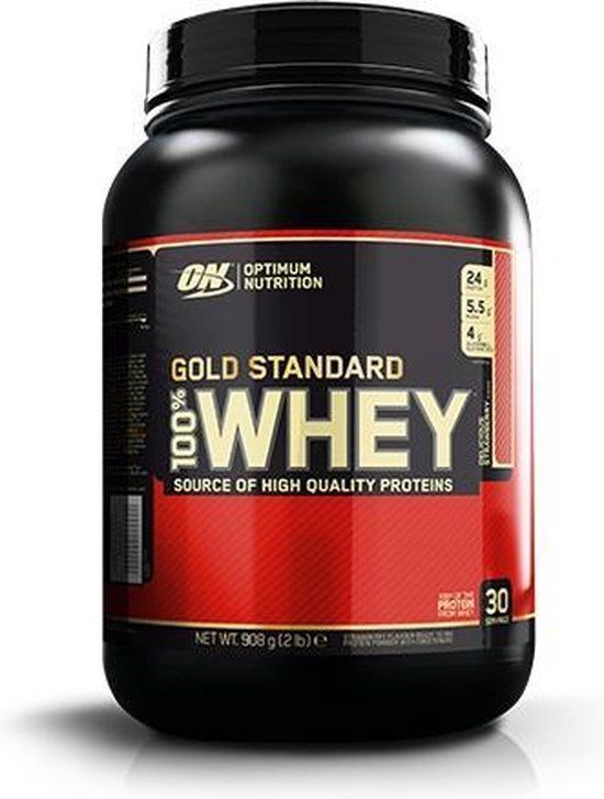Optimum Nutrition Gold Standard 100% Whey Protein - 908 gram - Aardbei