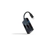 Watio Wave Adapterkabel, type C naar HDMI/DVI/VGA, 20 cm, zwart