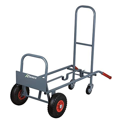 RIBIMEX PRCD2P Professionele Steekwagen - 250 kg - 4 Wielen - 2 Standen