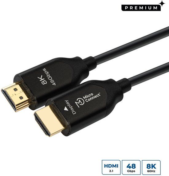 Microconnect HDM191910V2.1OP HDMI kabel 10 m HDMI Type A (Standaard) Zwart