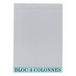 Bloc de contrôle comptable 29,7x21cm - 4 colonnes - 70 feuillets