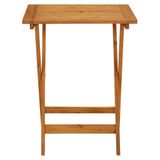 vidaXL 3-delige Bistroset Poly Rattan en Massief Hout Grijs