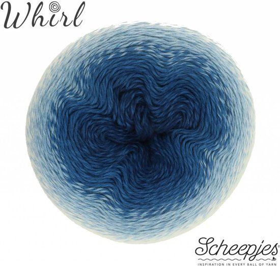 Scheepjes Whirl Ombré - 553 Indigo Plane