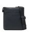 Armani Exchange A|X Herenangel, tonaal logo, rits aan de voorkant, zwart, platte crossbody engel, tonaal logo, rits aan de voorkant, medium maat