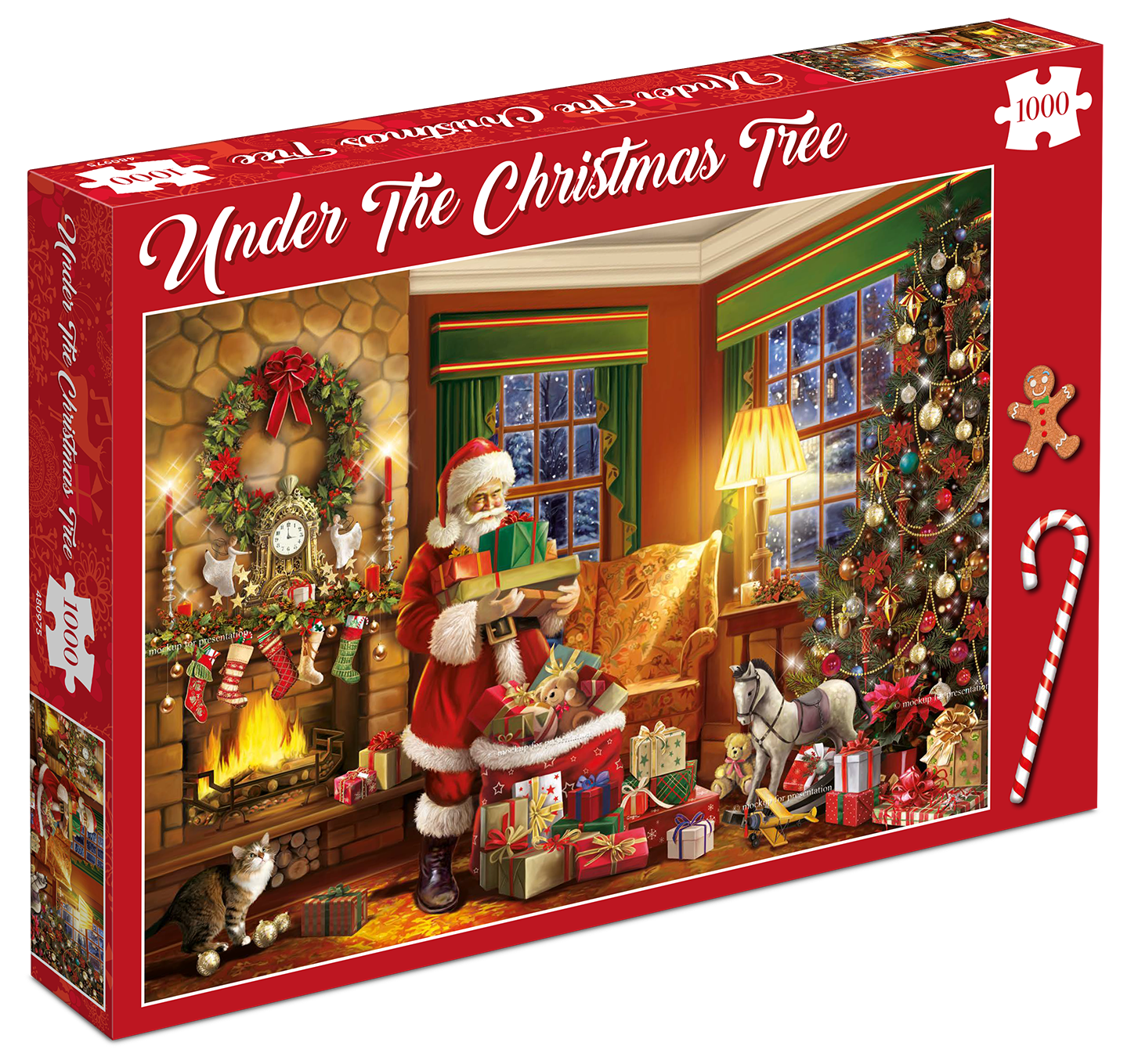 Tucker's Fun Factory Kerstpuzzel - Under The Christmas Tree (1000 stukjes)