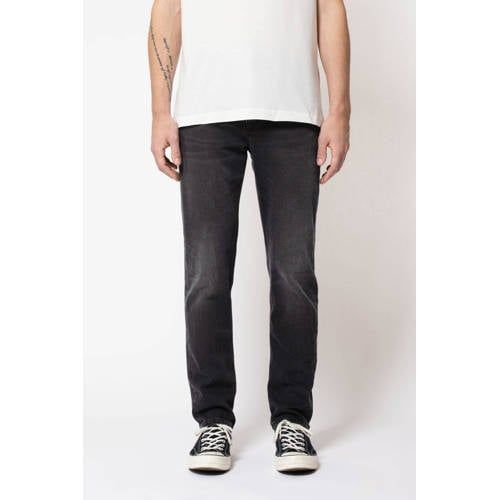 Nudie Jeans Steady Eddie II - Black Change - Tapered Fit Jeans