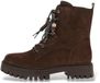 Guess Bruine leren Fizzle enkellaarzen