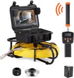 VEVOR 91.5m 9 Inch Pijp Inspectiecamera Riool Camera met 512Hz Lokalisatie Apparaat