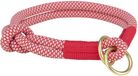 Trixie Halsband Hond Trixie - Soft Rope Half-Slip Rood Creme - 25x0.6 cm