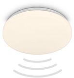 B.K.Licht BRILONER - LED Badkamerlamp - badkamerverlichting met bewegingsmelder - plafonniére met warm wit licht - Ø27 x 6.5 cm