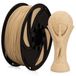 Filament bois 1,75 mm - Couleur bois - Filament PETG - 1 kg