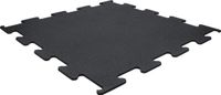 IVOL Sportvloer Puzzel tegel - 106x106cm - 10mm – Zwart – Middenstuk
