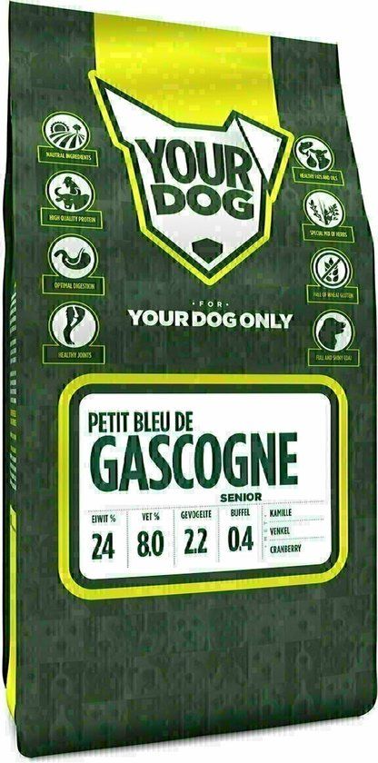Yourdog Petit Bleu de Gascogne Senior - 3 KG