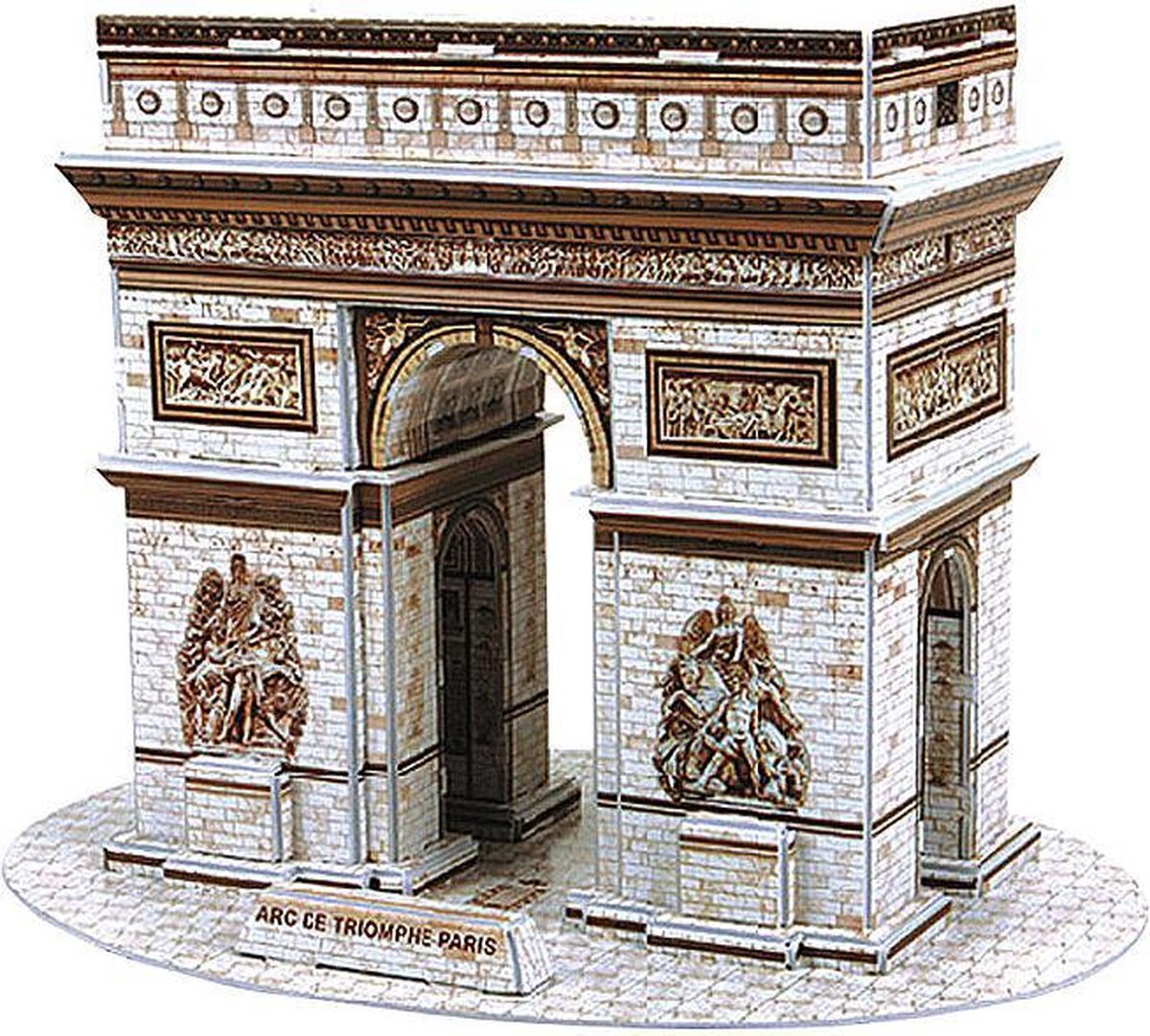 Playtastic Puzzle Building: Fascinerende 3D-puzzel Triumphal Arch in Paris, 26 stukjes