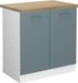Vicco R-Line Wastafelkast – 80 cm, WB Eik Blauw-grijs