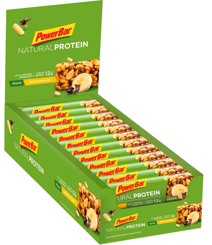 PowerBar Natural Protein Sportvoeding Banana Chocolate Vegan 24 x 40g