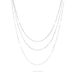 Liebeskind Berlin LJ-1459-N-58 Halsketting zilver, 58 cm, Roestvrij staal, Geen edelsteen