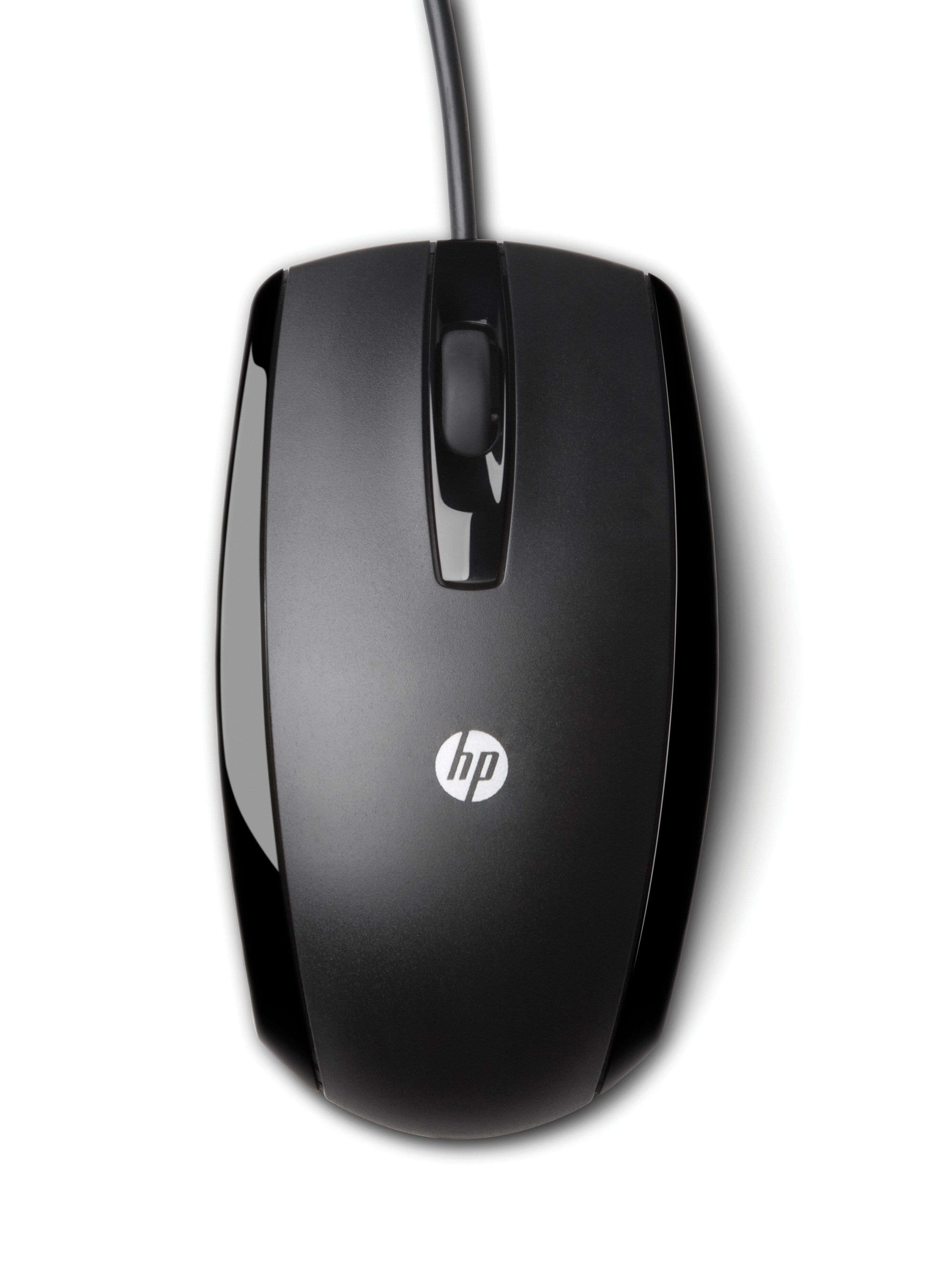 HP USB Optical Mouse - 3 Buttons - Black