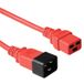 Microconnect PE2019R18 elektriciteitssnoer Rood 1,8 m C20 stekker C19 stekker