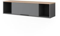 Vicco Betti Wandplank – 120 x 30 cm Antraciet/Sonoma