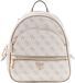 GUESS Manhattan II Backpack Dark Taupe Logo