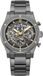 POLICE ILG of Switzerland AG Horloge Knotty Mannen Polshorloge Staal Grijs Zilverkleurig 42mm