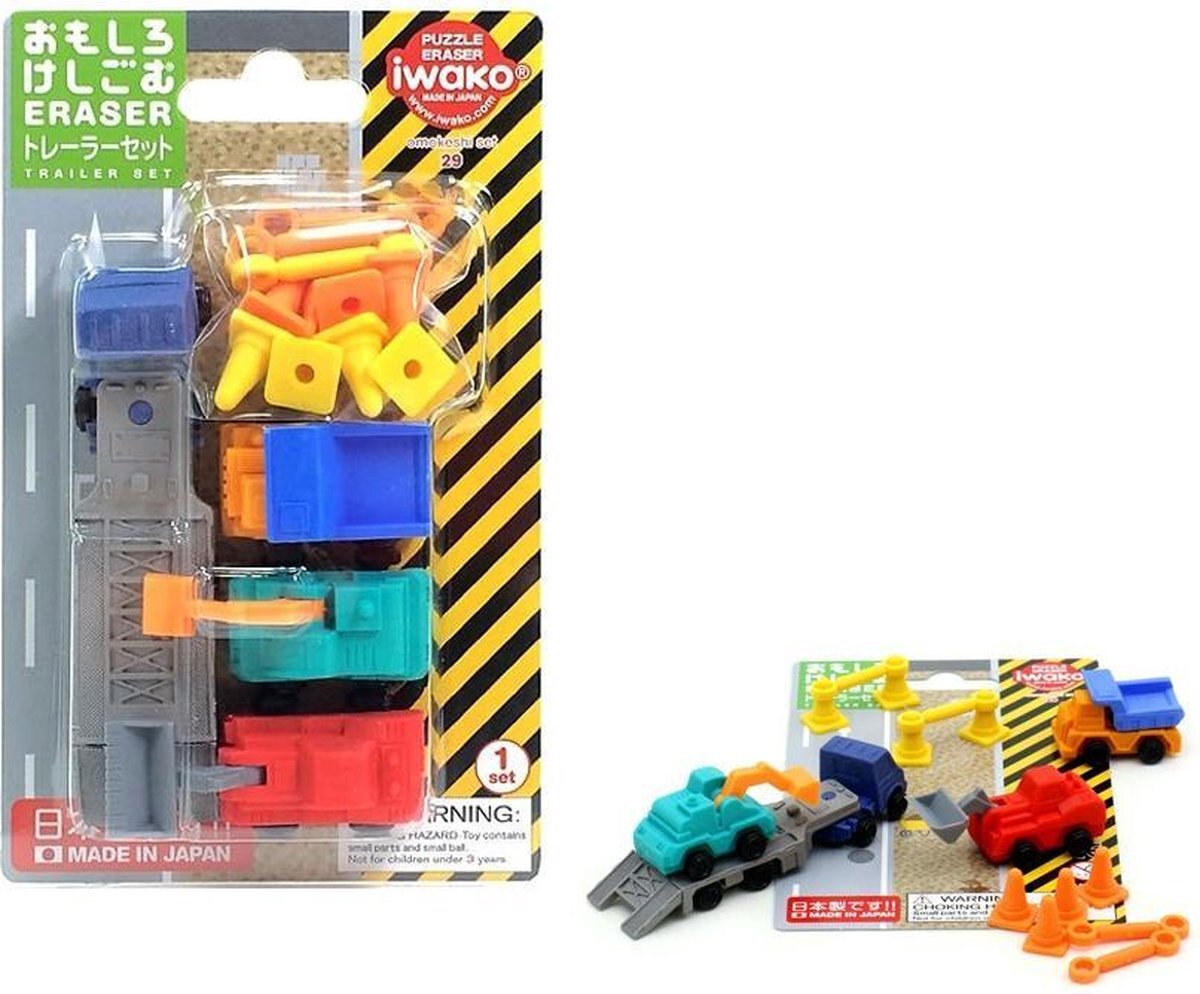 Iwako Iwako gummetjes verkeer set