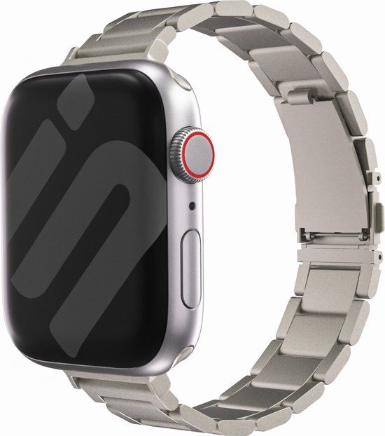 Strap-it Luxe 'slim' metalen band voor Apple Watch - 38/40/41mm - Sterrenlicht