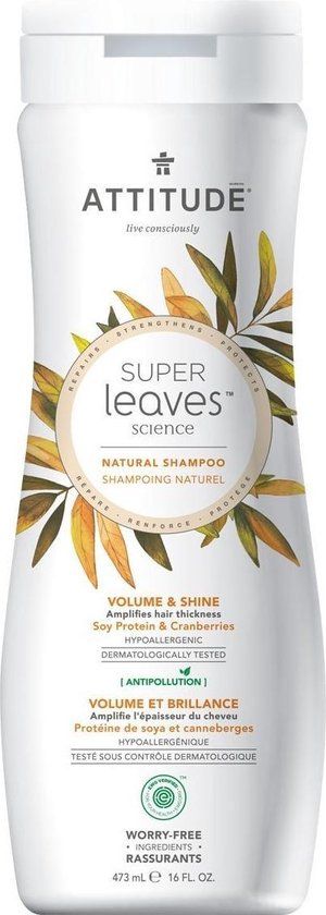 Attitude Super Leaves Shampoo - Volume & Shine 473 ml